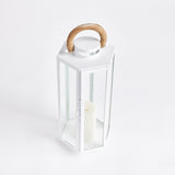 Napa White/Natural DOCKSIDE OUTDOOR LANTERN SMALL