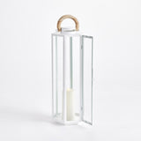 Napa White/Natural DOCKSIDE OUTDOOR LANTERN LARGE