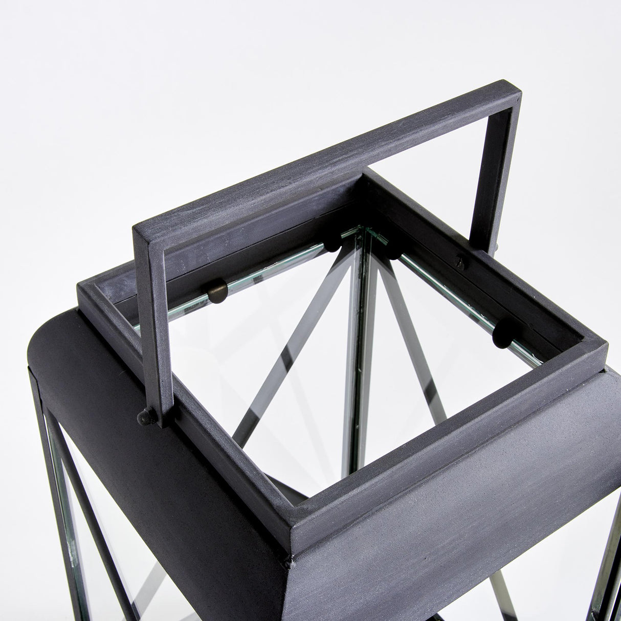 Napa Aged Zinc TERRAZZA OUTDOOR LANTERN MEDIUM