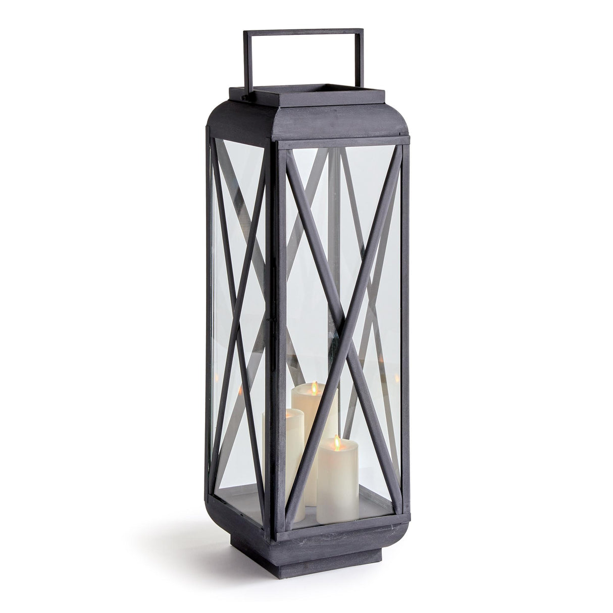 Napa Aged Zinc TERRAZZA OUTDOOR LANTERN LARGE