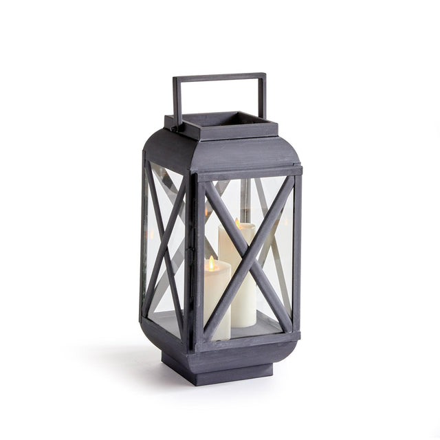 Napa Aged Zinc TERRAZZA OUTDOOR LANTERN SMALL
