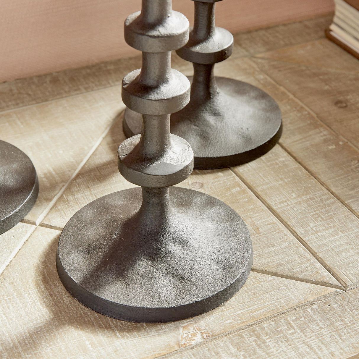 Napa Bronze ABACUS TAPER HOLDERS, SET OF 3