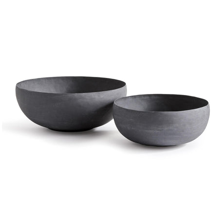 Napa Aged Zinc TERRAZZA DECORATIVE BOWLS, SET OF 2