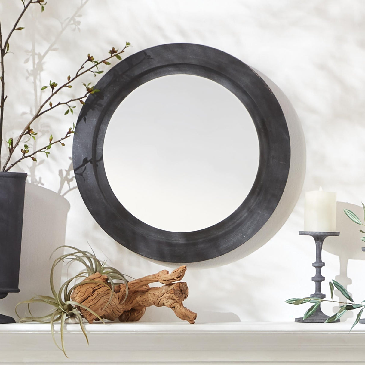 Napa Aged Zinc TERRAZZA MIRROR 24"