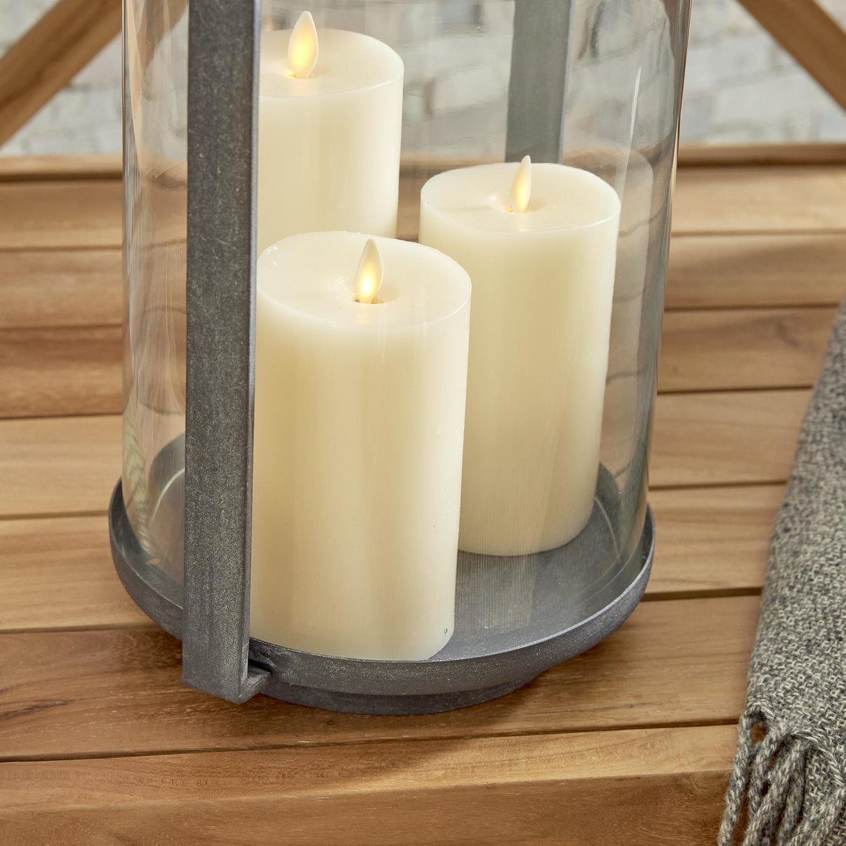 Napa Aged Zinc TERRAZZA OUTDOOR HURRICANE LARGE