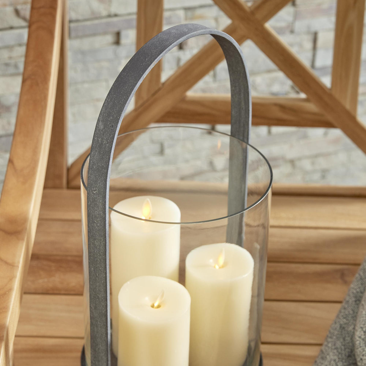 Napa Aged Zinc TERRAZZA OUTDOOR HURRICANE LARGE