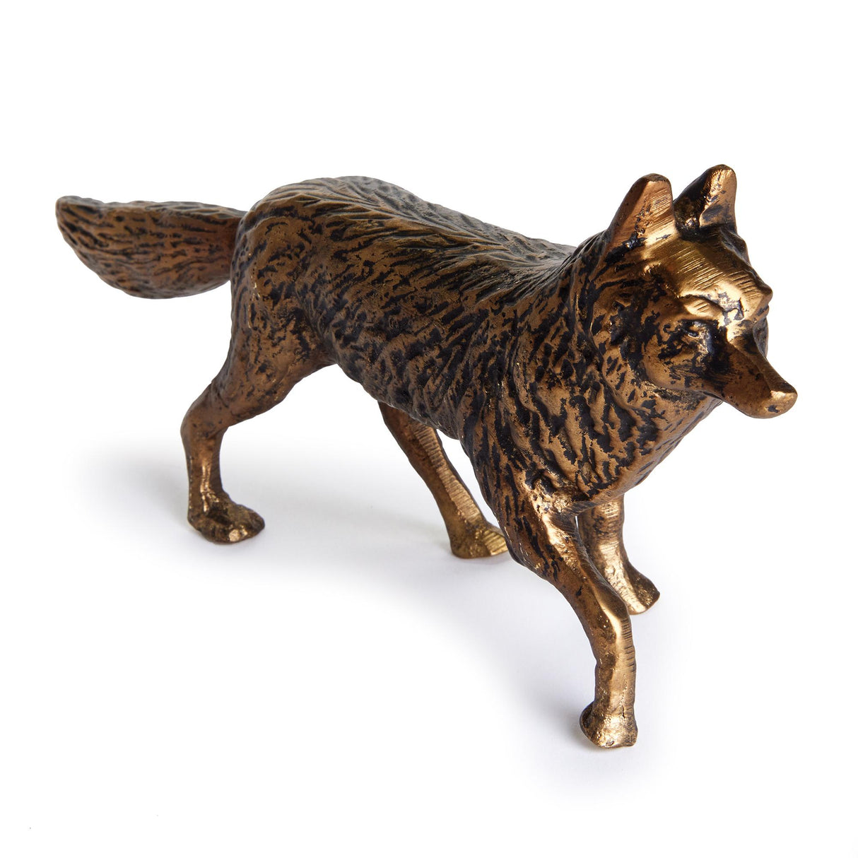 Napa Antique Brass SLY FOX SCULPTURE