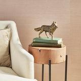 Napa Antique Brass SLY FOX SCULPTURE