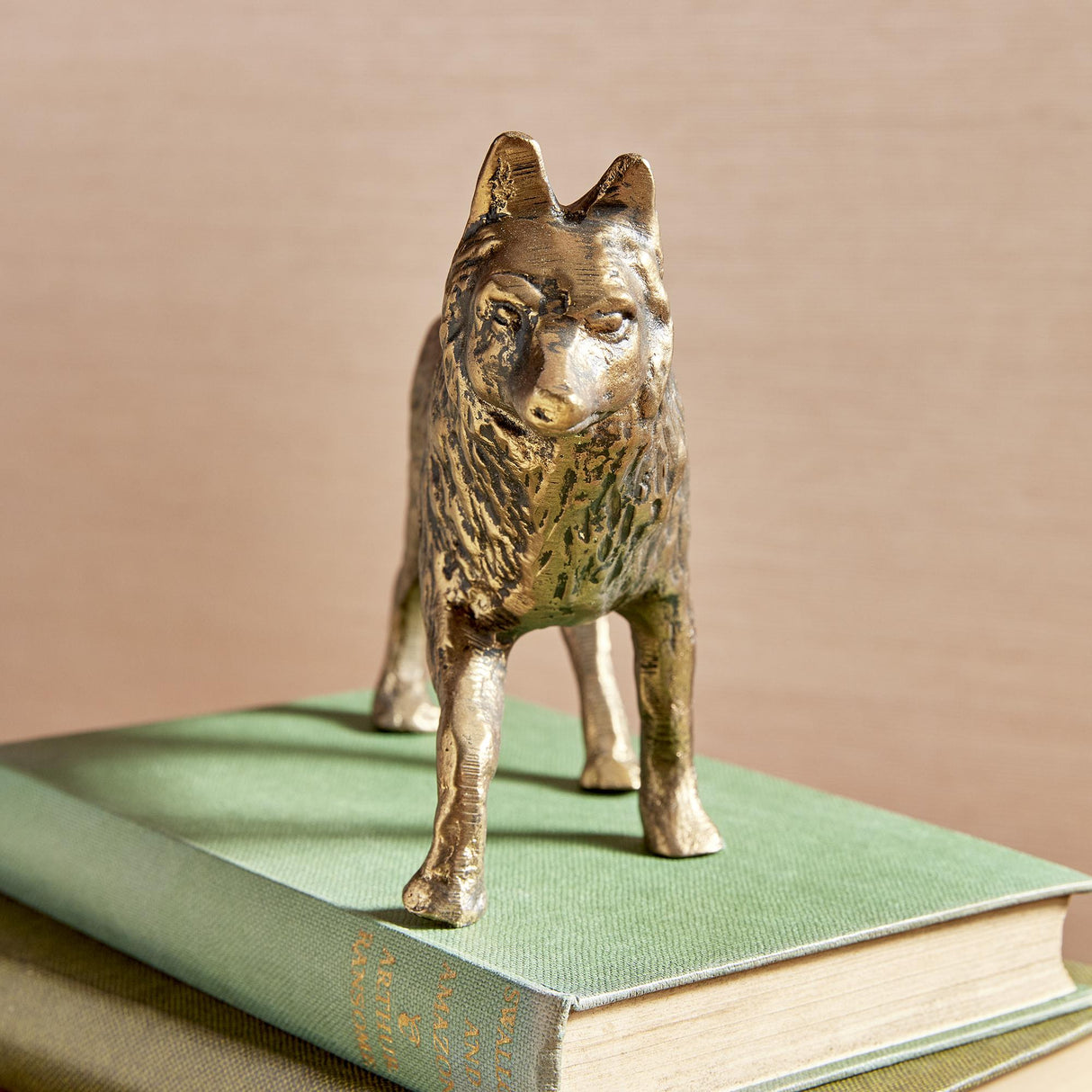 Napa Antique Brass SLY FOX SCULPTURE