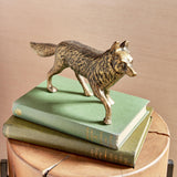 Napa Antique Brass SLY FOX SCULPTURE