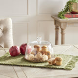 Napa Antique Gold BRAIDEN TRAY WITH CLOCHE SMALL