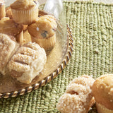 Napa Antique Gold BRAIDEN TRAY WITH CLOCHE SMALL