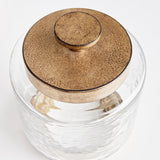 Napa Antique Gold/Hammered Glass BRAIDEN CANISTERS, SET OF 3