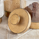 Napa Antique Gold/Hammered Glass BRAIDEN CANISTERS, SET OF 3