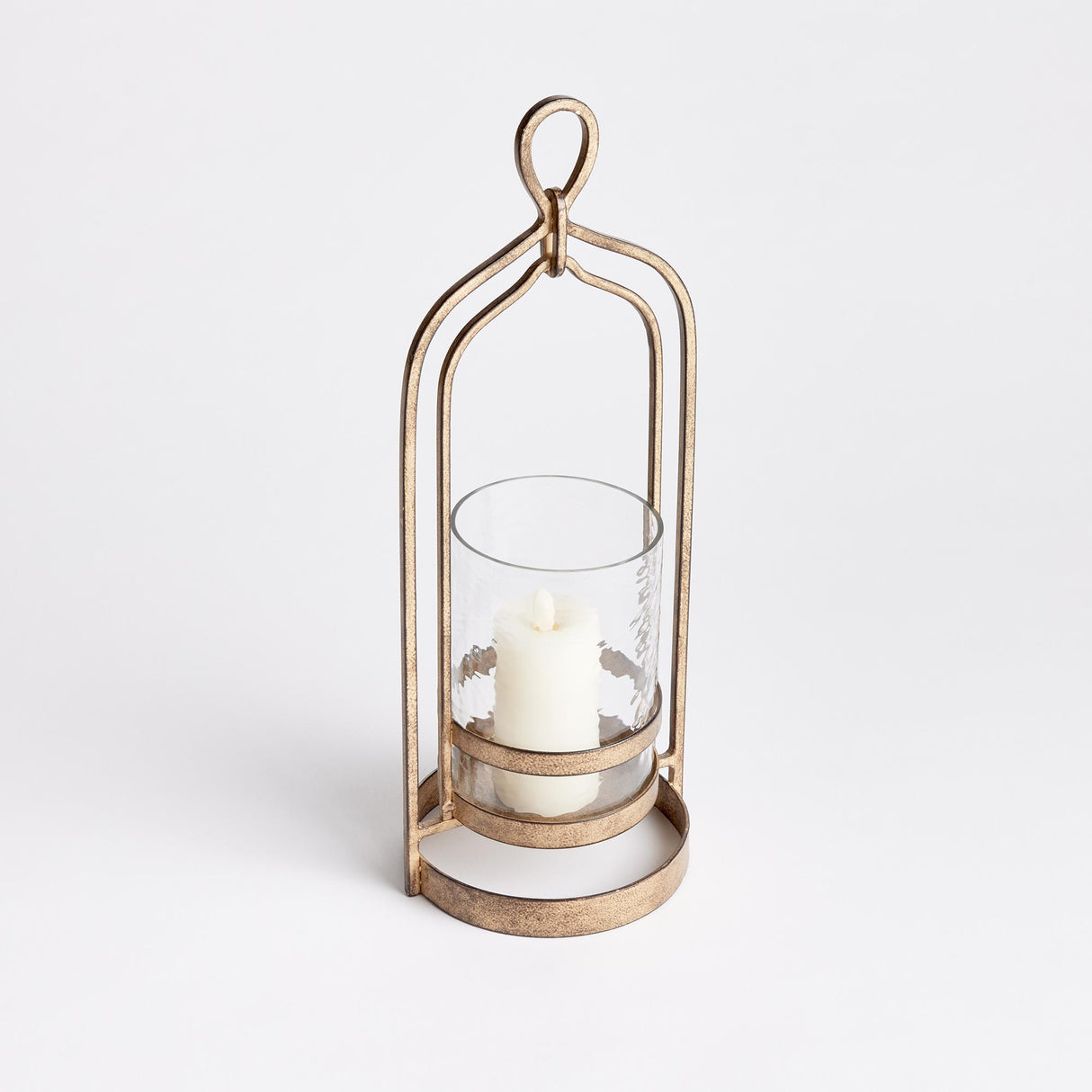 Napa Antique Gold/Hammered Glass AMARA HURRICANE SMALL