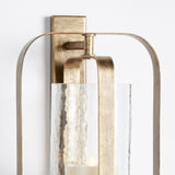 Napa Antique Gold/Hammered Glass LANE WALL CANDLEHOLDER