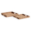 Napa Natural SEAGRASS RECTANGULAR TRAYS, SET OF 2