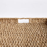 Napa Natural SEAGRASS RECTANGULAR TRAYS, SET OF 2