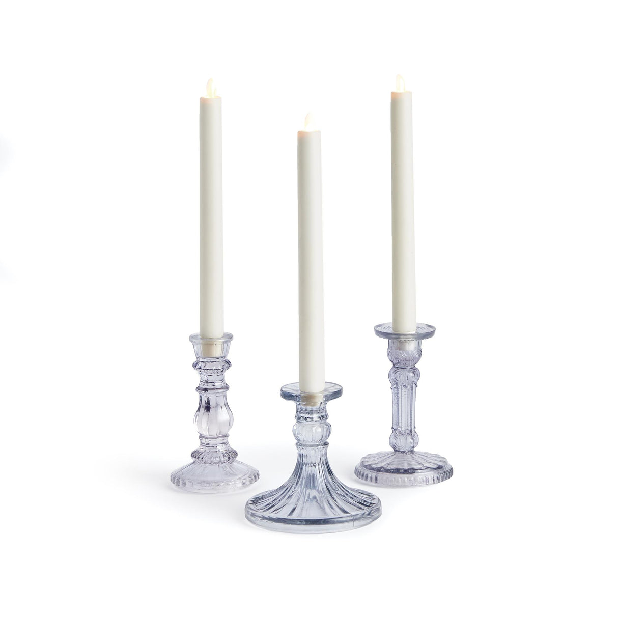 Napa Gray ESTELLA TAPER HOLDERS SMALL, SET OF 3