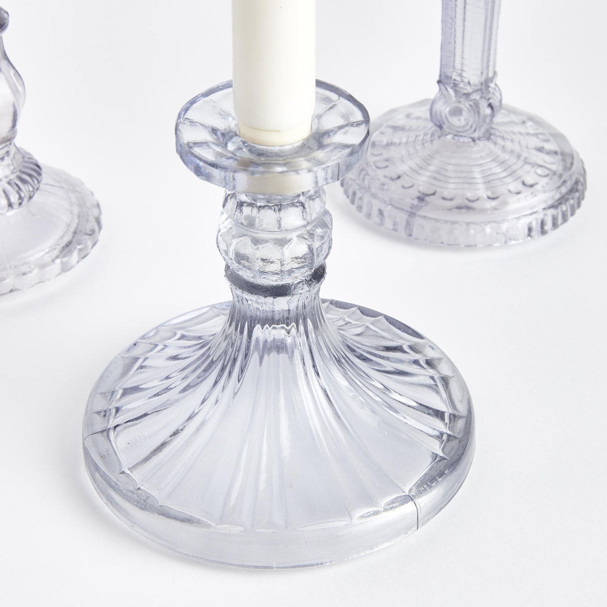 Napa Gray ESTELLA TAPER HOLDERS SMALL, SET OF 3