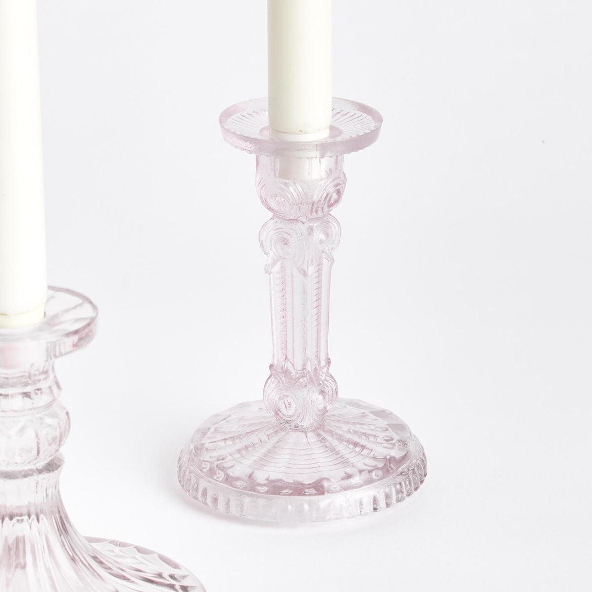 Napa Pink ESTELLA TAPER HOLDERS SMALL, SET OF 3