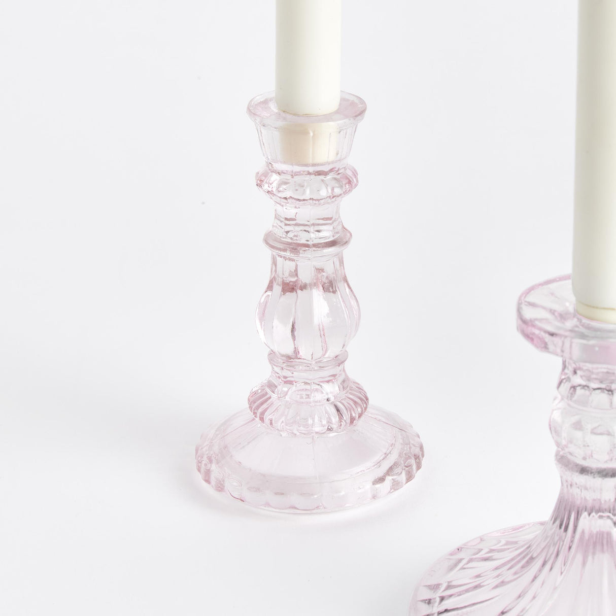 Napa Pink ESTELLA TAPER HOLDERS SMALL, SET OF 3
