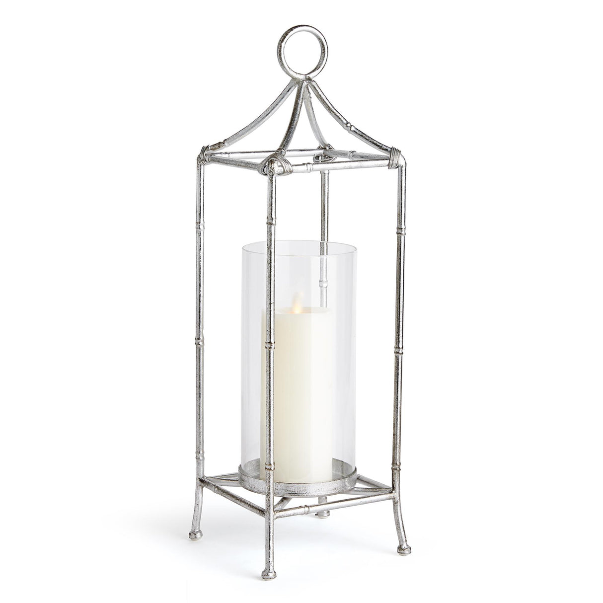 Napa Antique Silver DAPHNE LANTERN LARGE