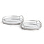 Napa Antique Silver/Mirrored Glass HUDSON MIRRORED TRAYS, SET OF 2