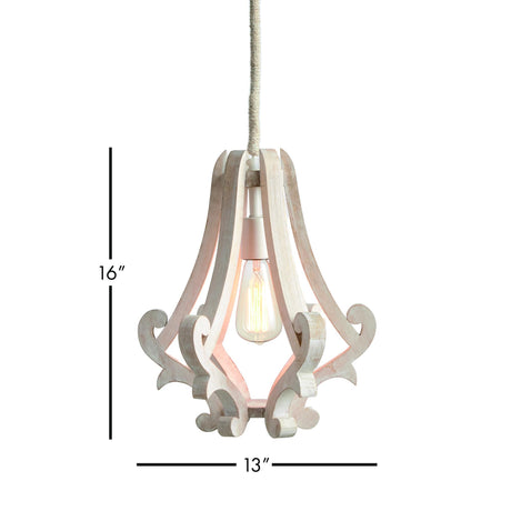 Napa Whitewash MARGUERITE PENDANT