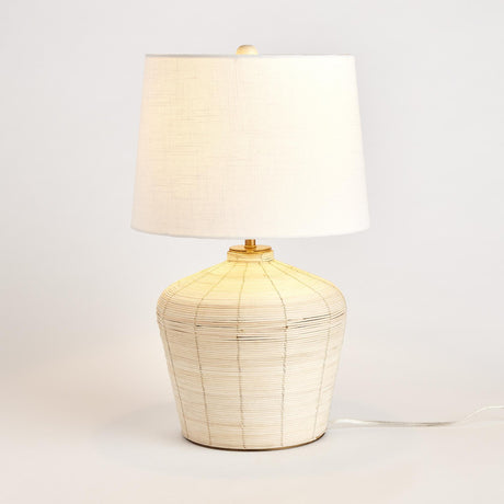 Napa Whitewash MAYE TAPERED LAMP