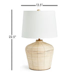 Napa Whitewash MAYE TAPERED LAMP