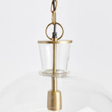 Napa Clear/Brass BELLE GRANDE PENDANT