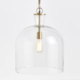 Napa Clear/Brass BELLE GRANDE PENDANT
