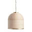 Napa Whitewash/Brass MAYE DOME PENDANT
