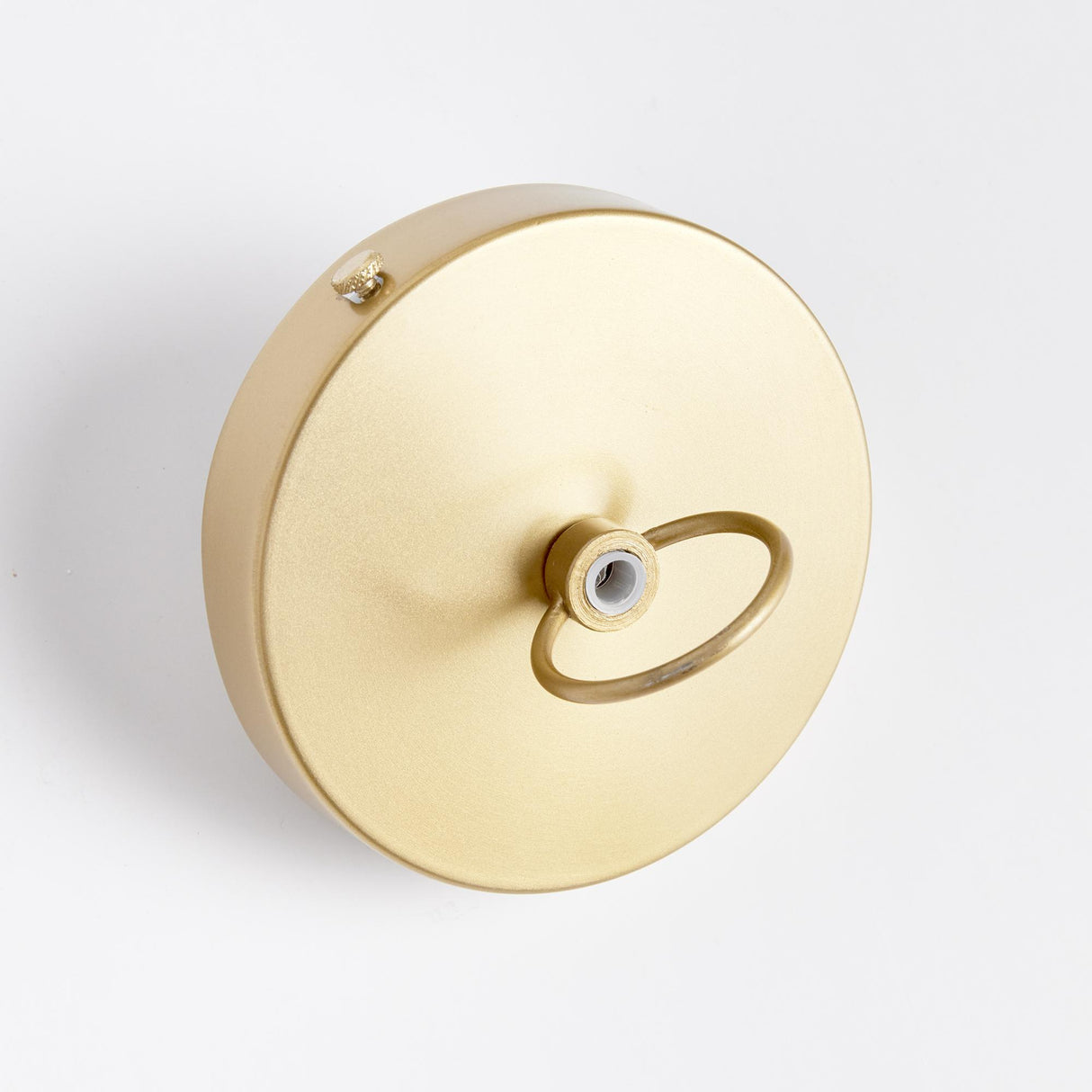 Napa Whitewash/Brass MAYE DOME PENDANT