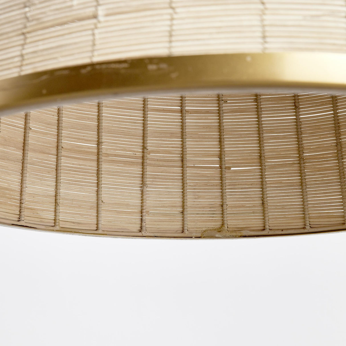 Napa Whitewash/Brass MAYE BELL PENDANT