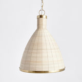 Napa Whitewash/Brass MAYE PETITE BELL PENDANT