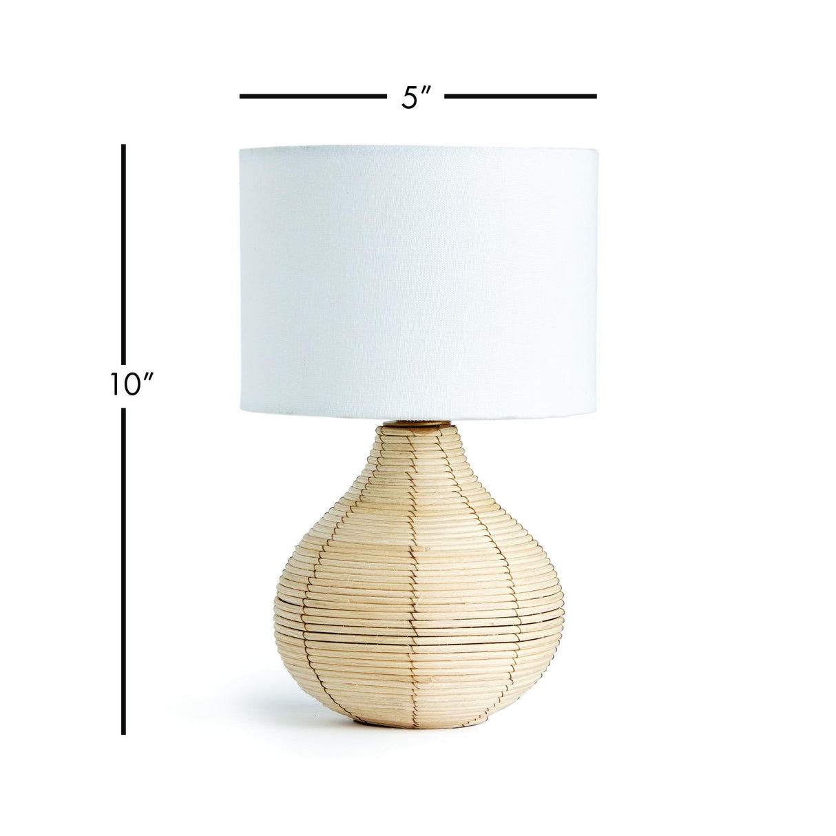 Napa Whitewash MAYE TEARDROP MINI LAMP