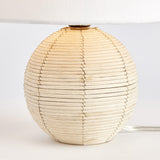 Napa Whitewash MAYE SPHERE MINI LAMP