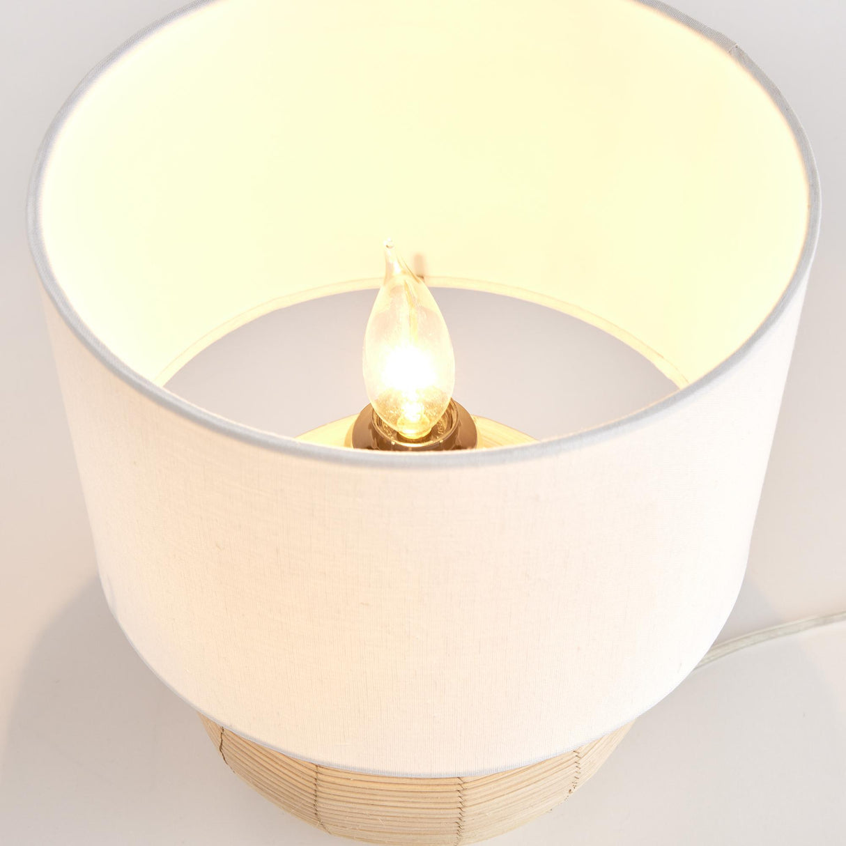 Napa Whitewash MAYE TAPERED MINI LAMP