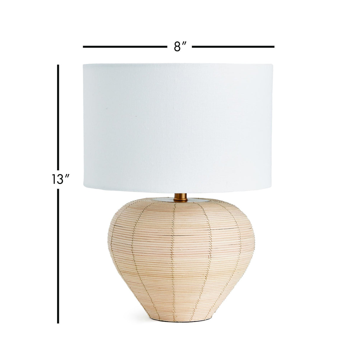 Napa Whitewash MAYE TAPERED MINI LAMP