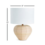 Napa Whitewash MAYE TAPERED MINI LAMP