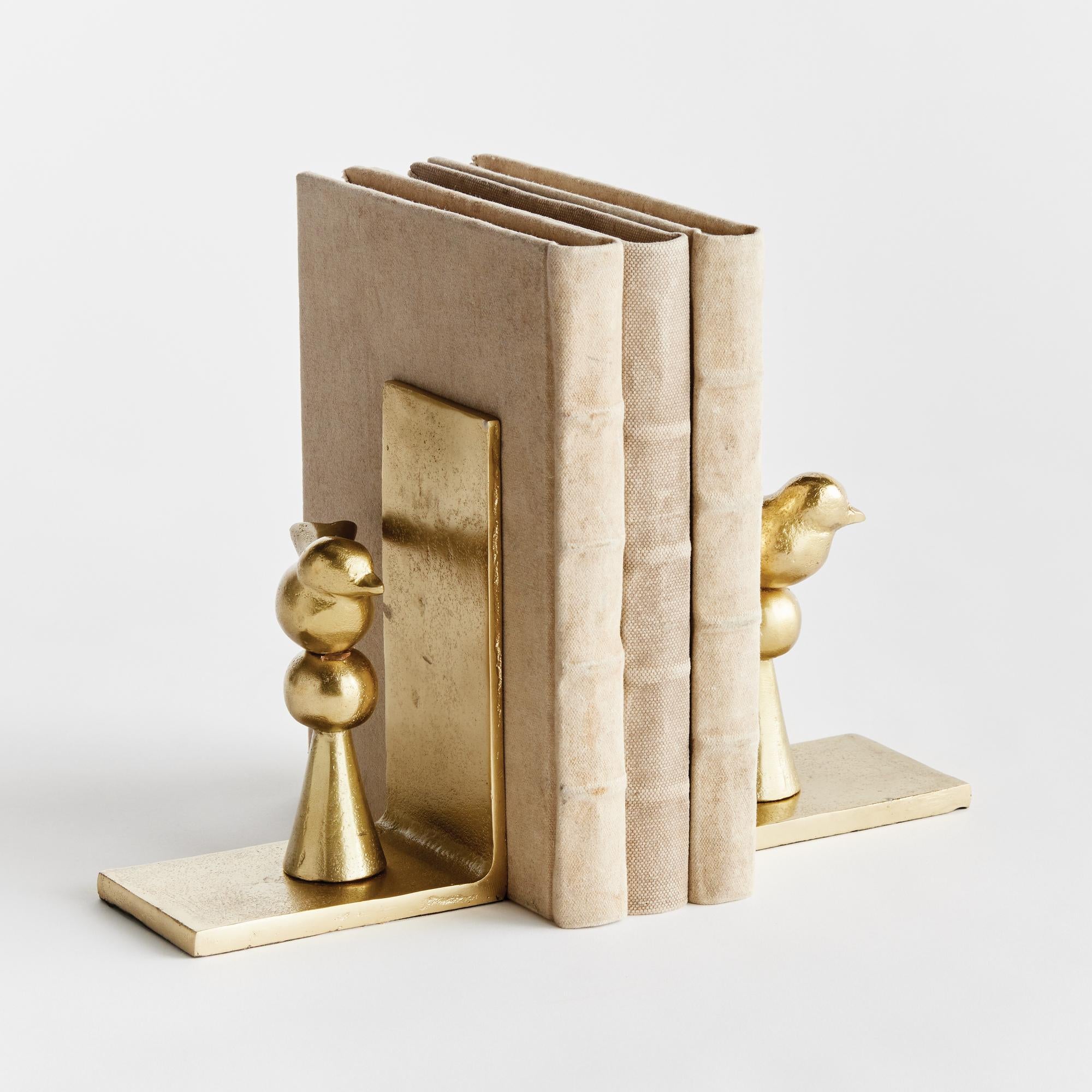 Napa Gold Birdsong Bookends, Set Of 2 DecoratorsBest