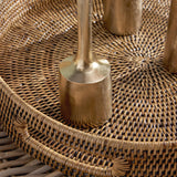 Napa Champagne Gold INGE TAPER HOLDERS, SET OF 3