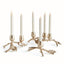 Napa Champagne Gold PARNA TAPER HOLDERS, SET OF 3