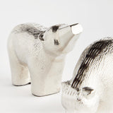 Napa Silver KODA SCULPTURES, SET OF 2