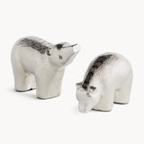 Napa Silver KODA SCULPTURES, SET OF 2