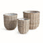 Napa Natural ARLETTE BASKETS, SET OF 3
