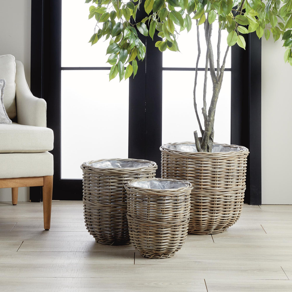 Napa Natural ARLETTE BASKETS, SET OF 3