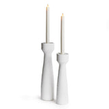 Napa White COLTON CANDLESTANDS, SET OF 2